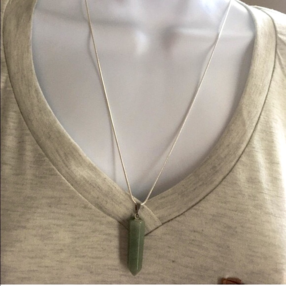 Natural stone necklace